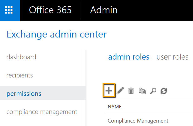 Add Role Button