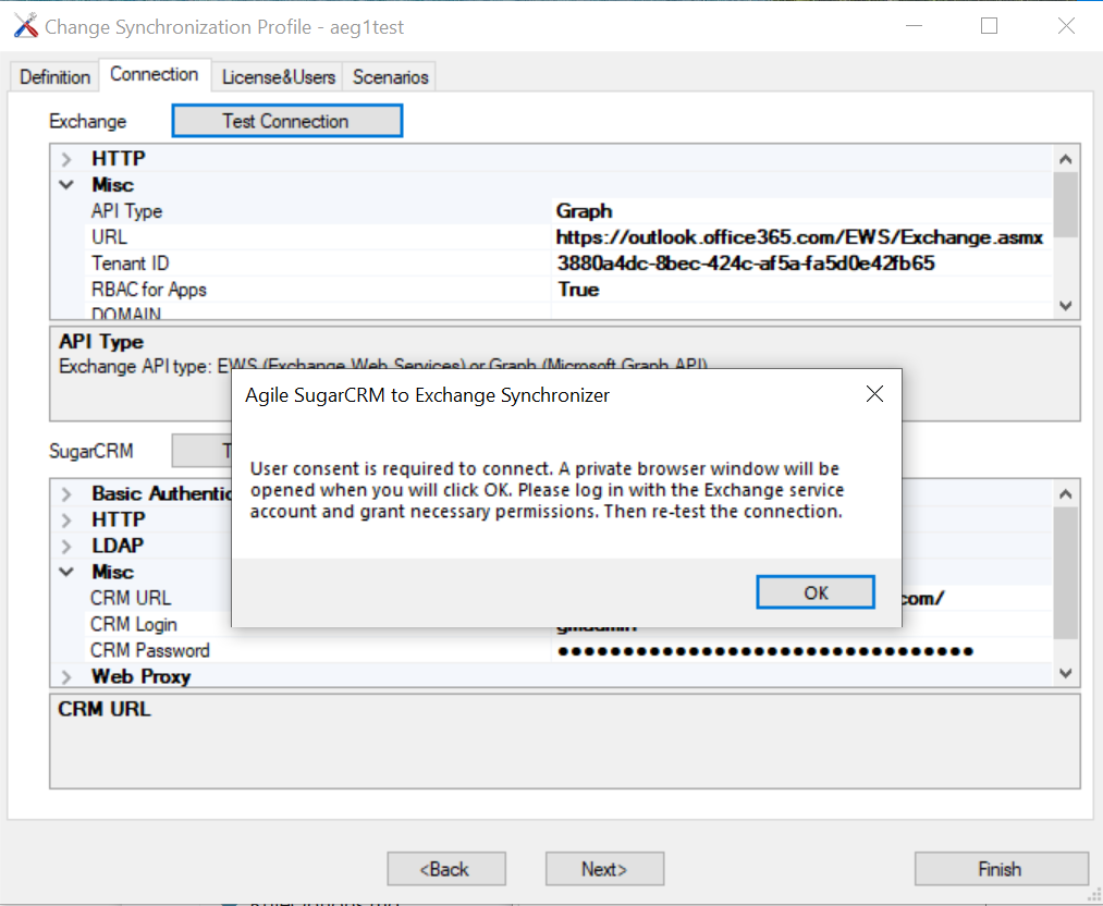 Consent error