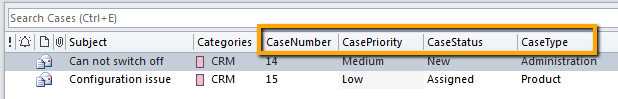 Case list
